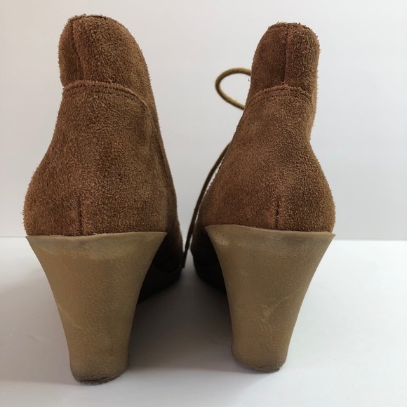 White Mountain Ankle Boots Tan Solid #8.5 - Picture 4 of 10